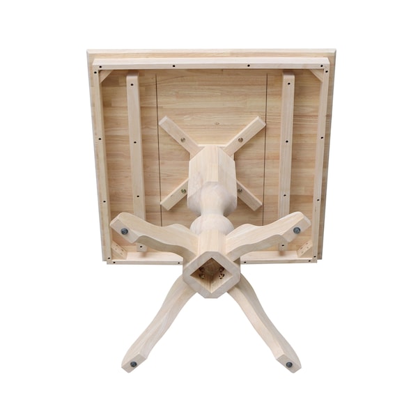 International Concepts 36 in. x 36 in. Square Top Pedestal Table - 41.9 in.H - K-3636TP-11P-2