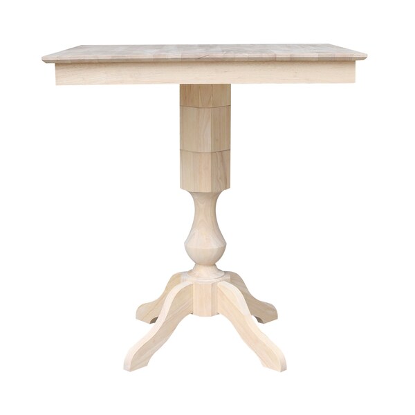 International Concepts 36 in. x 36 in. Square Top Pedestal Table - 41.9 in.H - K-3636TP-11P-2