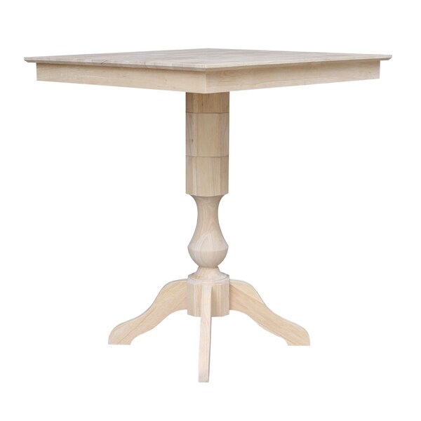 International Concepts 36 in. x 36 in. Square Top Pedestal Table - 41.9 in.H - K-3636TP-11P-2