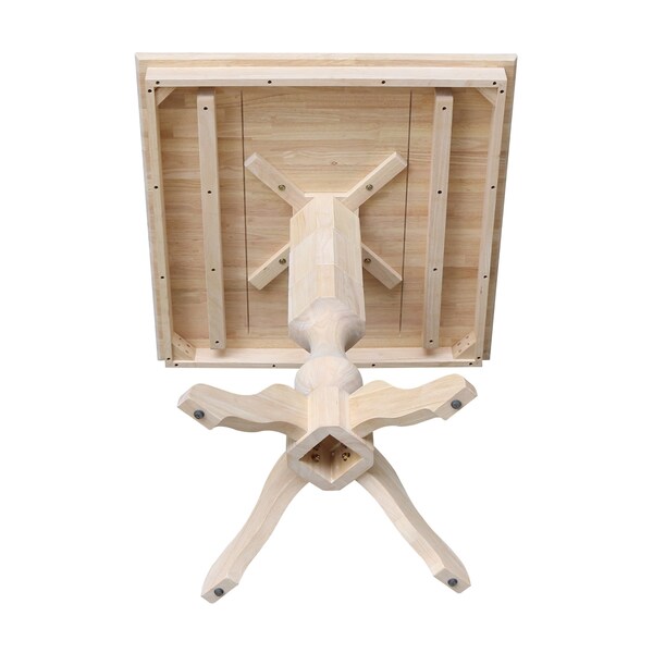 International Concepts 36 in. x 36 in. Square Top Pedestal Table - 41.9 in.H - K-3636TP-11P-2