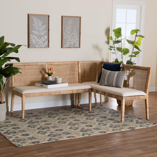 Bali & Pari 75.4" W X 34.3" L X 57.9" H - 244-13536-13537-ZORO