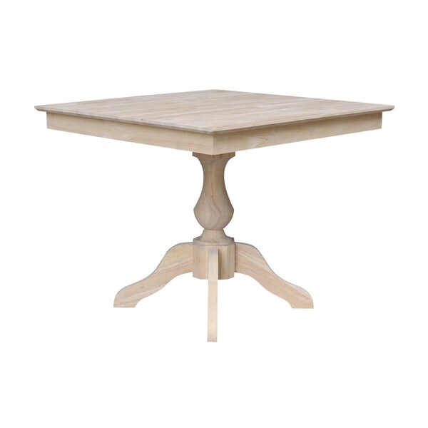 International Concepts 36 in. x 36 in. Square Top Pedestal Table - 29.9 in.H - K-3636TP-11B