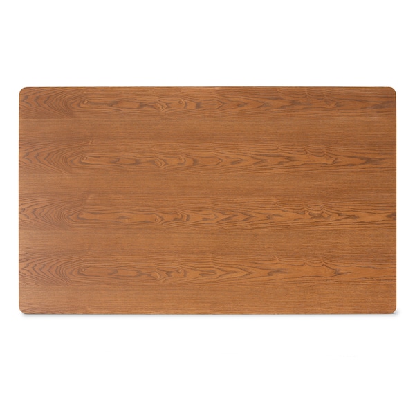Baxton Studio Dining Nook, 47.25 W, 27.75 H, Wood, Grey/Walnut Brown - 214-11698-11699-9305-ZORO