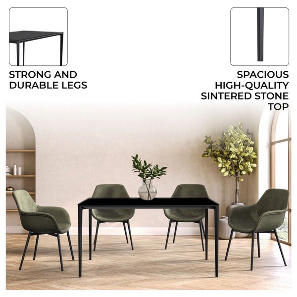 Leisuremod Rectangular 70.87 in W, 28.7 in L, Glass/Aluminum, Clear - ATBL-71CL-G