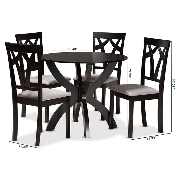 Baxton Studio 35.4 W X 35.4 L X 29.9 H - 194-8028-10902-ZORO