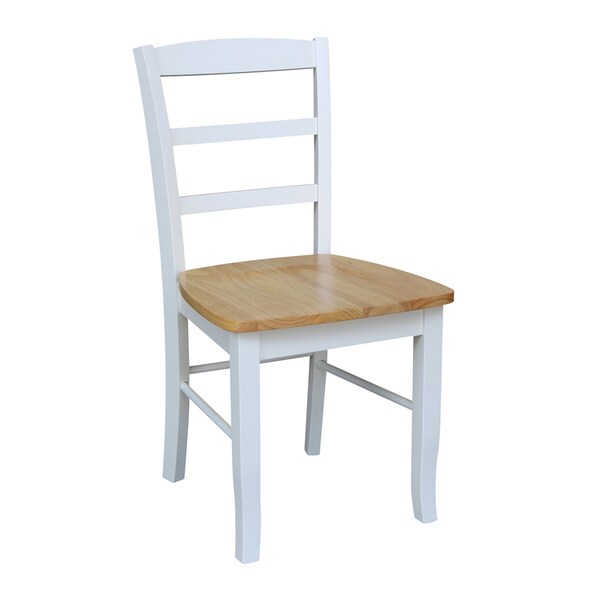 International Concepts 30 in. x 48 in. Solid Wood Dining Table with 4 Chairs - K01-3048-C02-2-4
