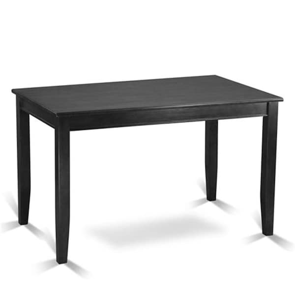 Wooden Imports Furniture BU-T-BLK Buckland Counter Height Rectangular Table - Black - BUT-BLK-T