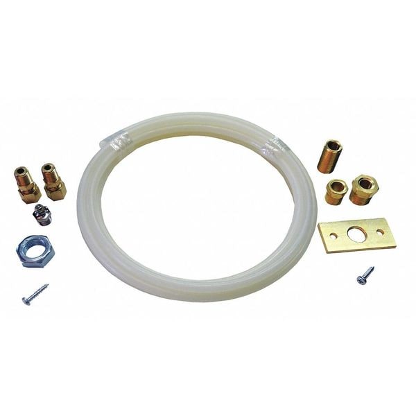 Supco Grease Fitting Kit - 10 ft L High Pressure Tube & 14 Fittings, 1/4 in/1/8 in NPT - GFK1