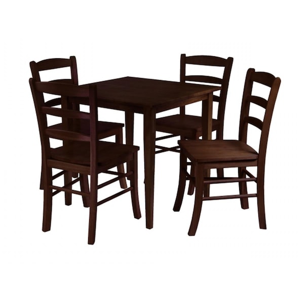 Winsome Groveland 5pc Square Dining Table with 4 chairs - 94532