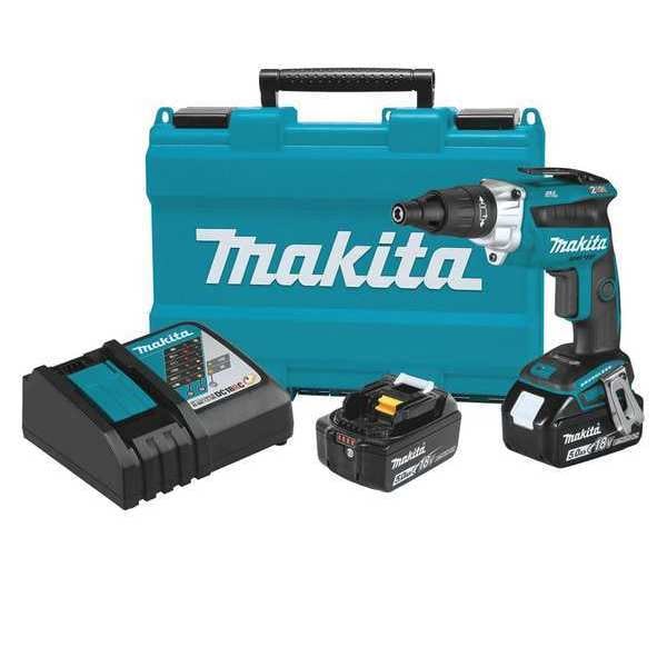 Makita 18V LXT® Brushless 2,500 RPM Screwdriver Kit (5.0Ah) - XSF05T