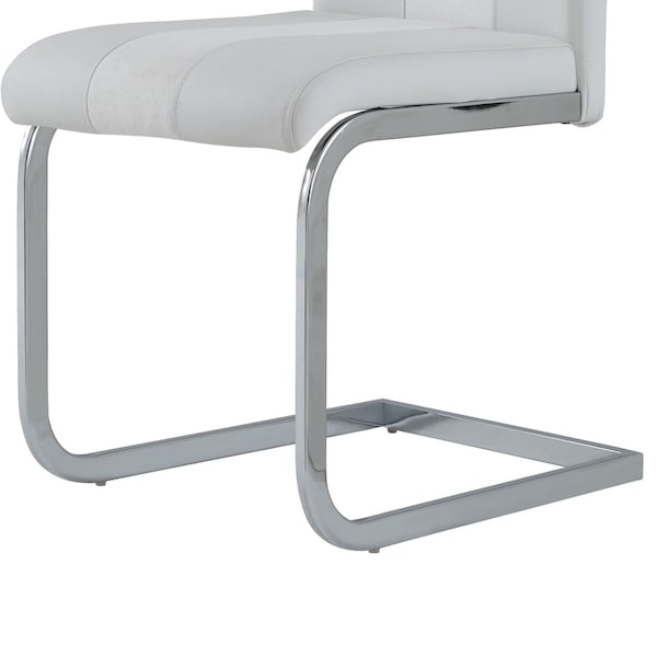 Global Furniture Usa Contemporary Marble Inspired D1274Dt + D915Dc White - 2790