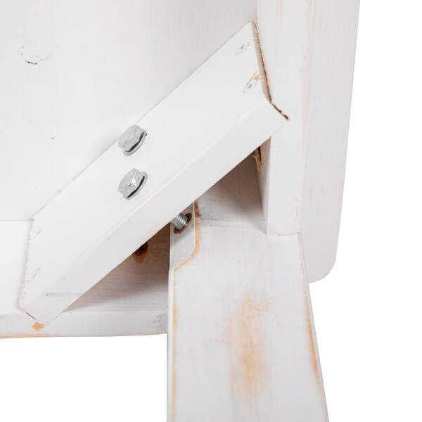 Flash Furniture Rectangle 30" W, 46" L, 29.5" H, Wood, Wood Grain - XA-F-46X30-WH-GG