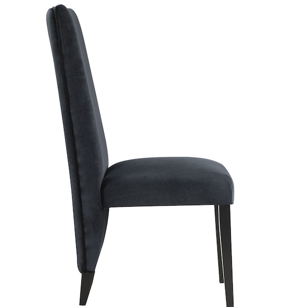 Global Furniture Usa Contemporary Marble, Paper, Velvet D12 Dining Table And 4 Dining Chairs - 5386