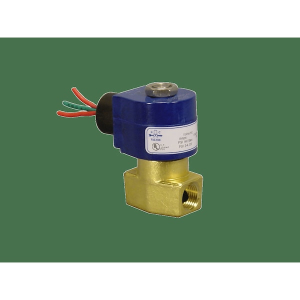 Gc Valves Valve 1/8" Nc 120V Vitonseat, Brsbody - S311GF02V8AC9