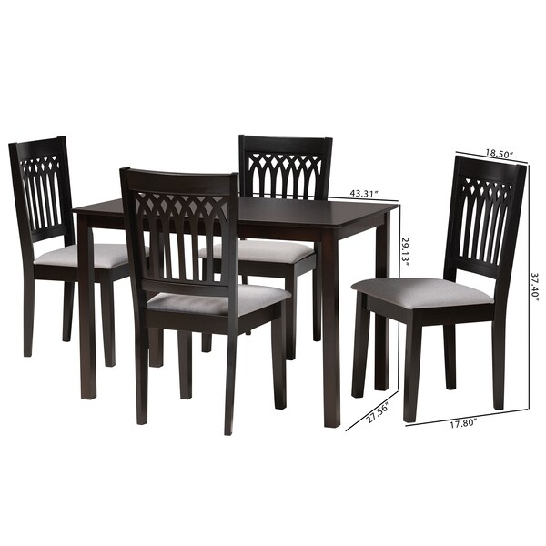 Baxton Studio 43.31" W X 29.13" L X 27.56" H - 230-13190-8026-ZORO