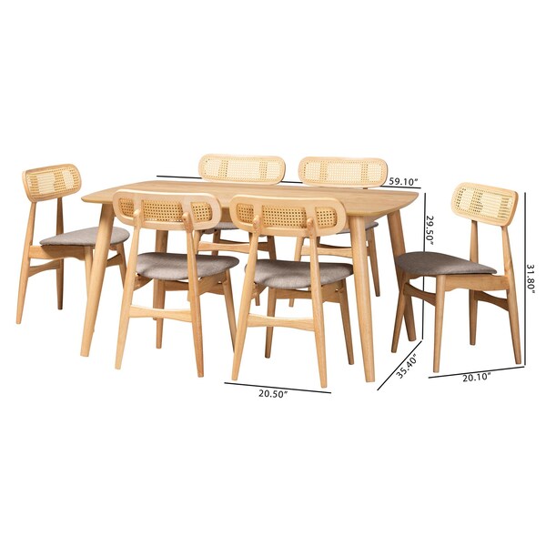 Baxton Studio 59.1" W X 29.5" L X 35.4" H - 234-13293-13283-ZORO