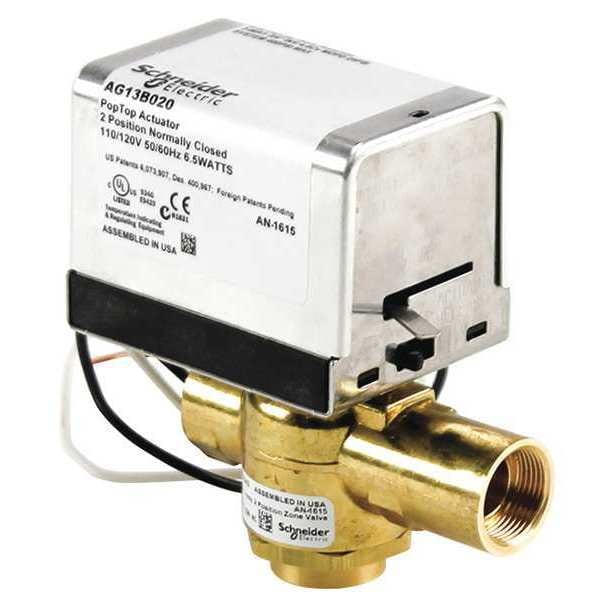 Erie Inverted Flare 3/4in, 3 Way, 120V, 4 CV - VT3343G13B020