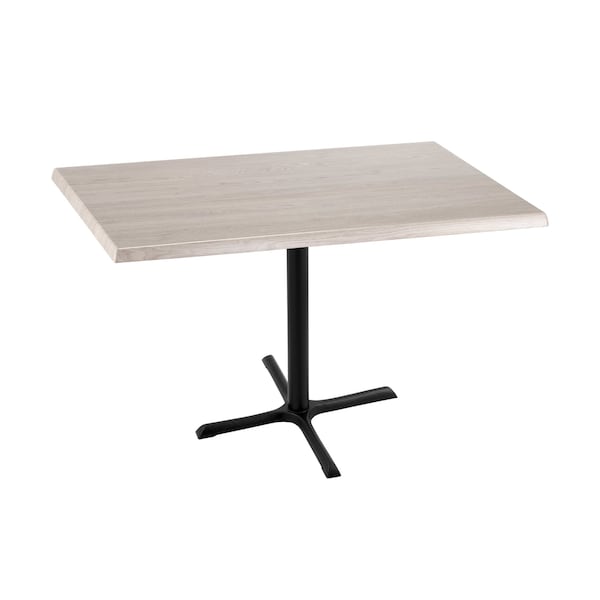 Holland Bar Stool Co 36" Tall OD211 Black Table Base 30" x 30" Foot 30" x 48" White Ash Top by the HollBar Stool Co. - OD211-3036BWOD3048WA