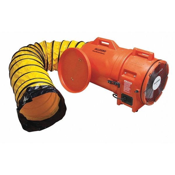 Allegro Industries Plastic Blower, 15ft. Ducting, 12" - 9546-15