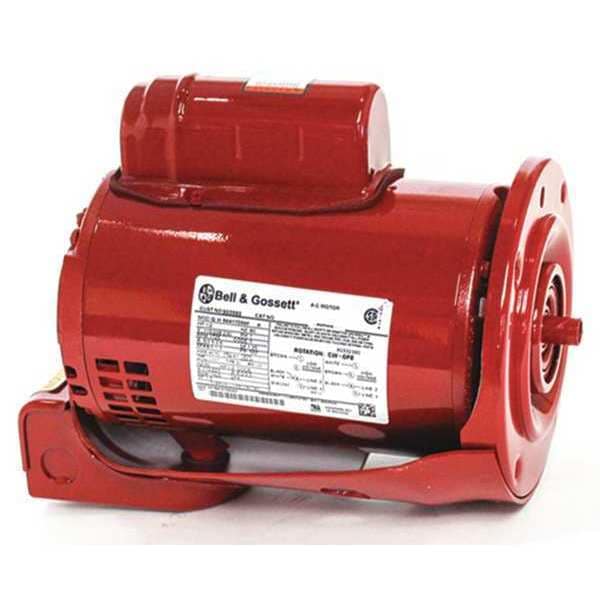 Bell & Gossett Motor, 1/2 HP, 1750 rpm, 1 Phase - 169228