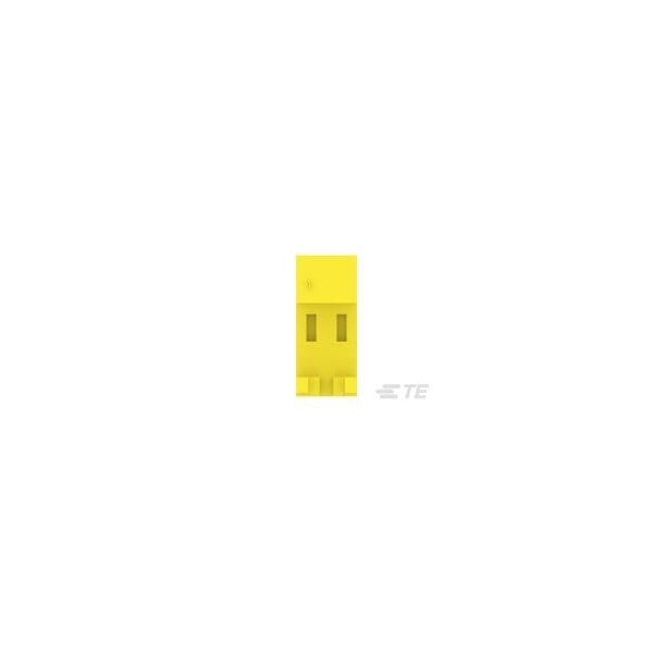 Te Connectivity Headers & Wire Housings Closed With Tabs 2P L.R. Yellow 20 Awg - 3-643818-2
