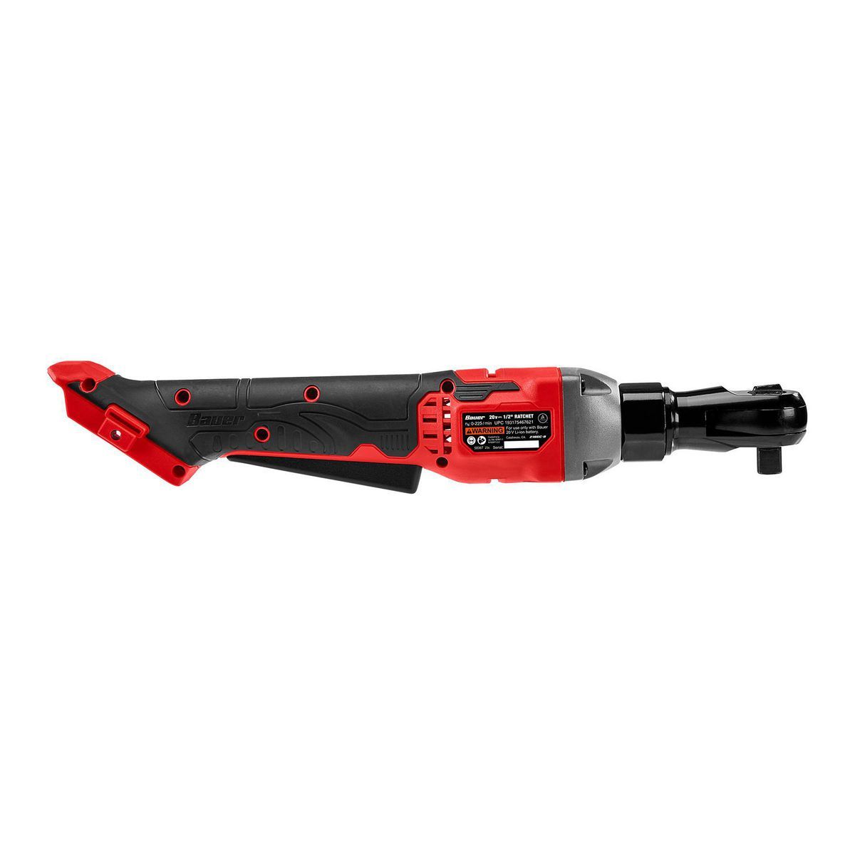 Bauer 20V Inalámbrico, Llave de trinquete de 1/2 pulgada - Herramienta solamente - 59367