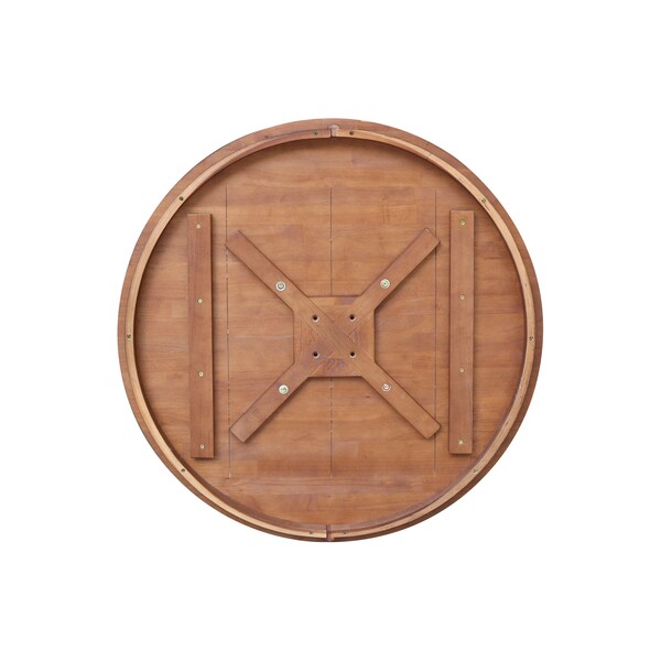International Concepts Round 36 in Round Top Pedestal Table, 29.1 in Height, Distressed Oak, 36 in W, 36 in L, 29.1 in H - K42-36RT