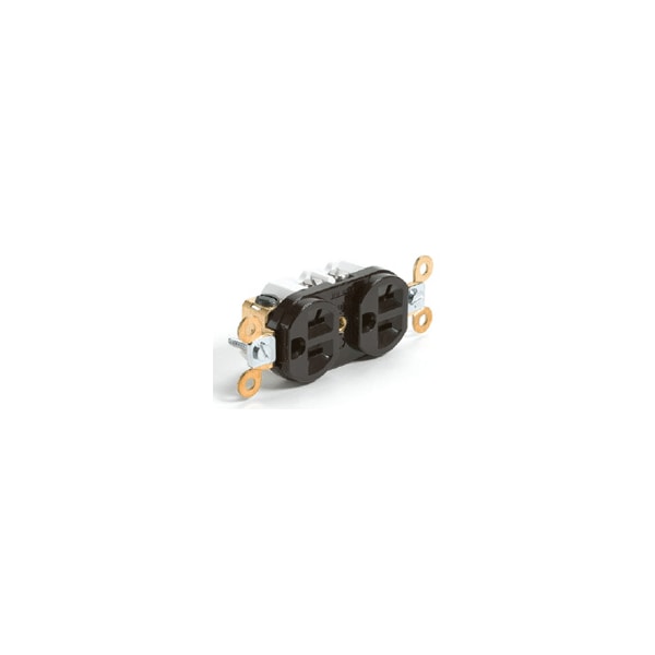 Woodhead 20A 125V(5-20R)IVORY RECP DUPLEXRECEPT - 5362DWI