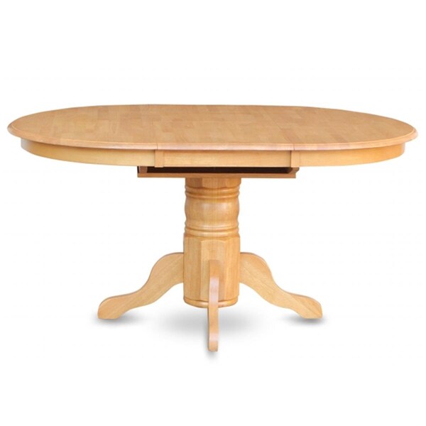 East West Furniture East West Furniture AVT-OAK-TP Avon Single Pedestal Finished In Oak Color - AVT-OAK-TP