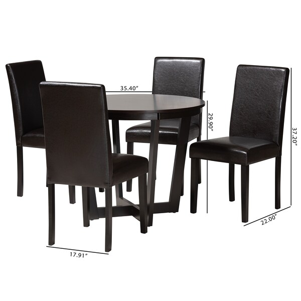 Baxton Studio 35.4" W X 29.9" L X 35.4" H - 228-8029-10898-ZORO