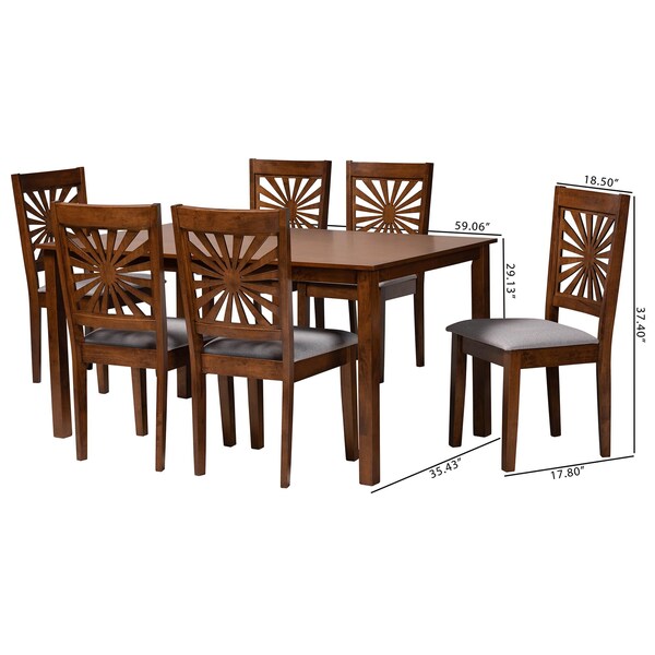 Baxton Studio 59.06" W X 29.13" L X 35.43" H - 231-13182-10520-ZORO