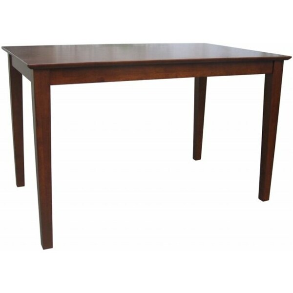 International Concepts Round 42 in Round Dual Drop Leaf Pedestal Table, White, 42 in W, 42 in L, 29.5 in H, Wood, White - T08-42DP