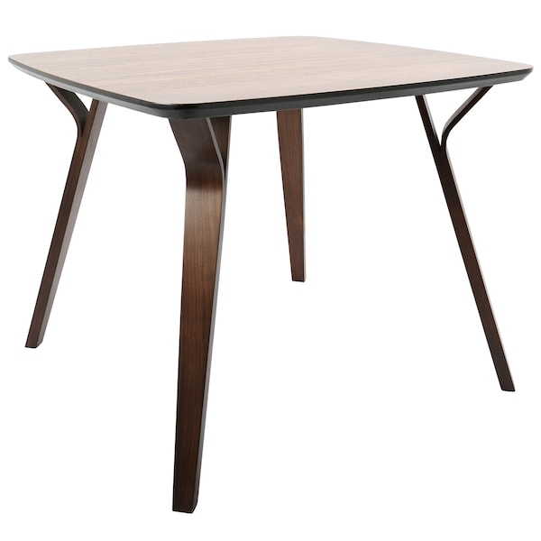 Lumisource Folia Dinette Table in Walnut - DT-FOLIA WL