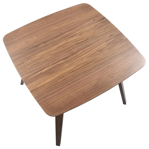 Lumisource Folia Dinette Table in Walnut - DT-FOLIA WL