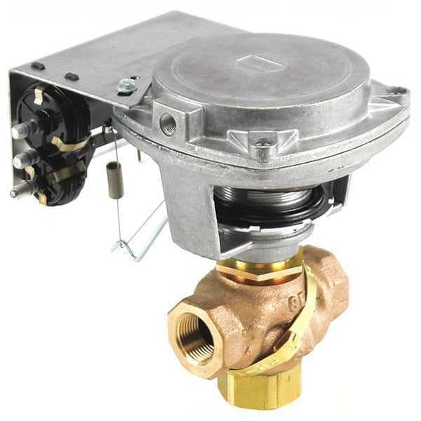 Schneider Electric Valve, 3/4in, 3 Way NPT, Positioner - VK4-7313-302-4-6