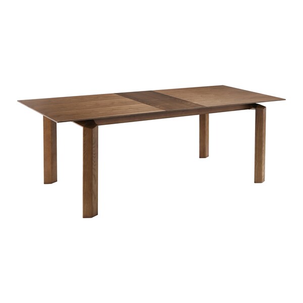 Armen Living Treviso Parker Mid-Century Walnut Wood 5 Piece Dining Set - SETTVDIWAPKGR