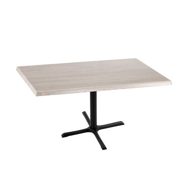 Holland Bar Stool Co 30" Tall OD211 Black Table Base 30" x 30" Foot 30" x 48" White Ash Top by the HollBar Stool Co. - OD211-3030BWOD3048WA