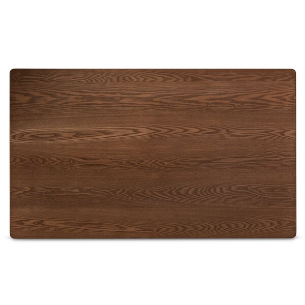 Baxton Studio Saxton Mid-Century Modern Transitional Walnut Brown Finished Wood Dining Table - 186-11866-ZORO
