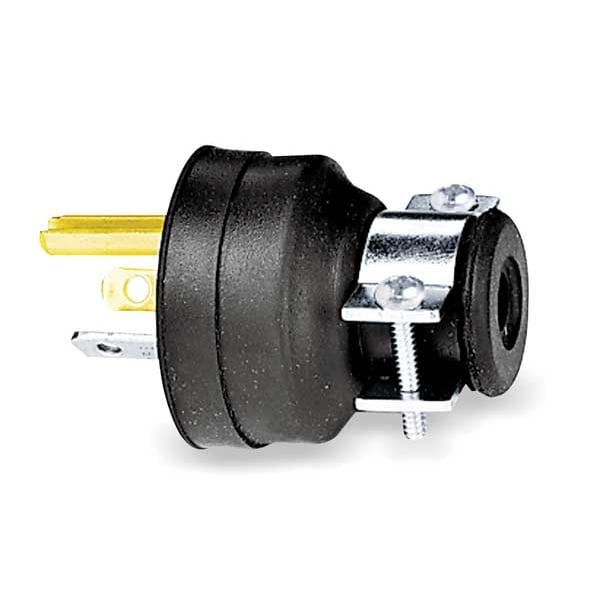 Hubbell 3 Wire Industrial Straight Blade Plug 125VAC 15A - HBL5921