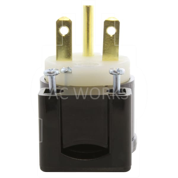 Ac Works 15A 250V NEMA 6-15 All Angles Plug with UL, C-UL Approval - ASE615P