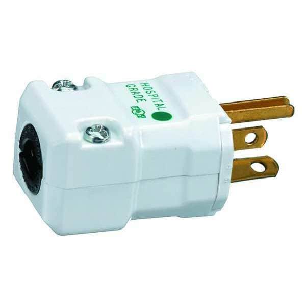 Hubbell 3 Wire Straight Blade Plug Hospital Grade 125VAC 20A - HBL8364V