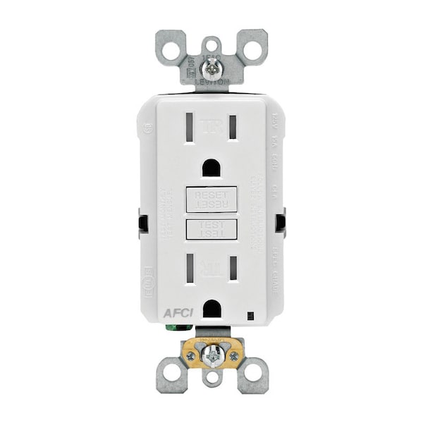 Leviton Afci Outlet15A Wht - R02-AFTR1-0KW