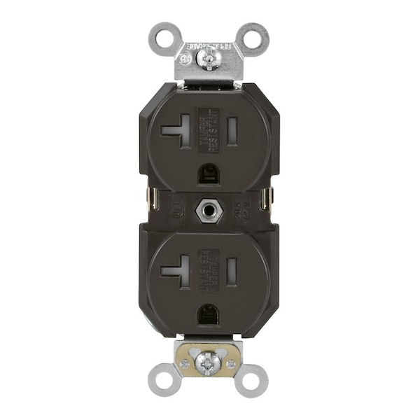 Leviton OUTLET BROWN 5-20R 125V - TBR20-000