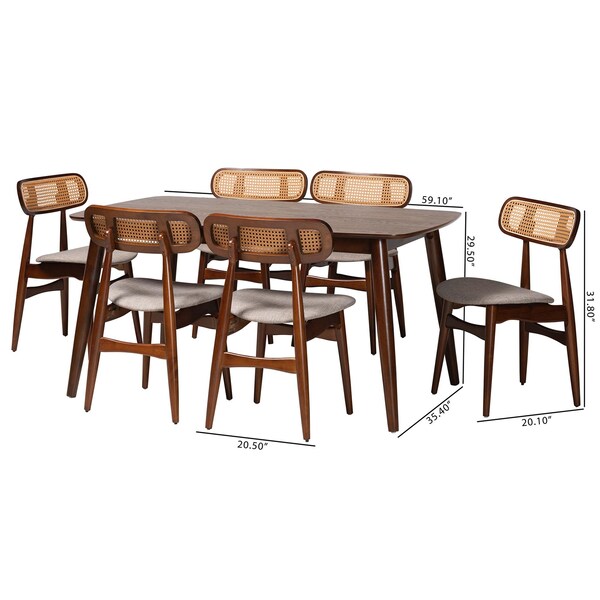 Baxton Studio 59.1" W X 29.5" L X 35.4" H - 234-13289-13282-ZORO