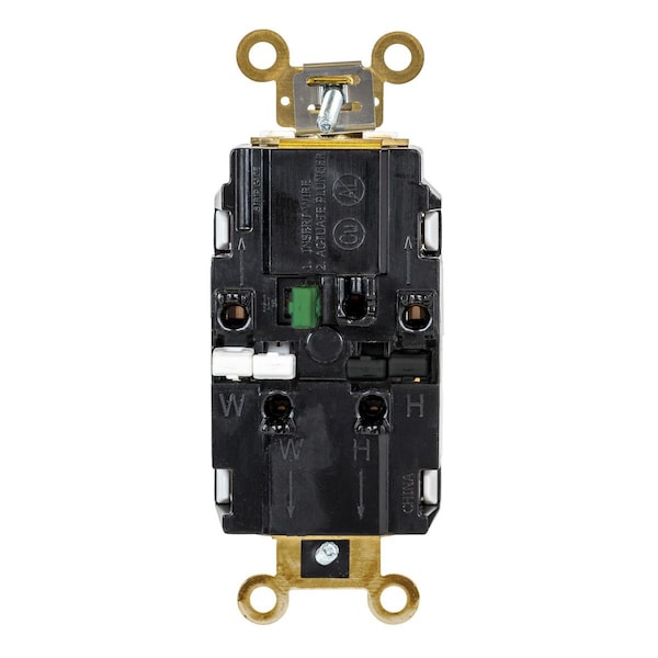 Hubbell Receptacle, 1 hp, 125V AC, NEMA 5-20R - HBL5362STW