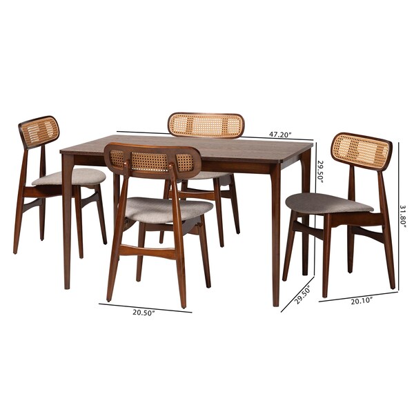 Baxton Studio 47.2" W X 29.5" L X 29.9" H - 234-13289-13279-ZORO