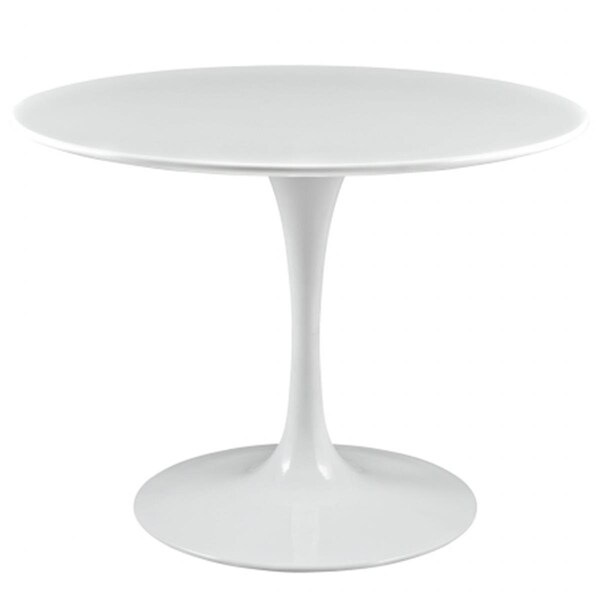 East End Imports Lippa 40 in. Wood Top Dining Table, White - EEI-1117-WHI
