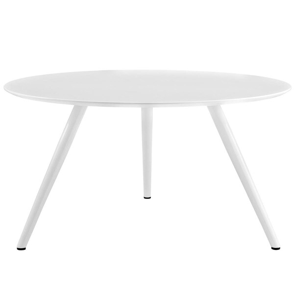 Modway Furniture Modway  54 in. Lippa Round Wood Top Dining Table with Tripod Base, White - EEI-2524-WHI