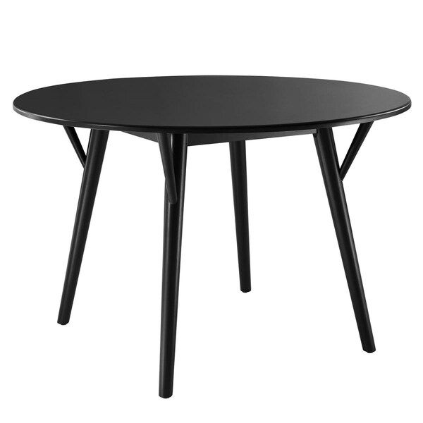 Modway Furniture 47 in. Gallant Dining Table, Black - EEI-5511-BLK-BLK