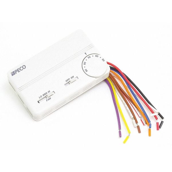 International Environmental Thermostat, 24-277V, 50 deg. to 90 deg.F - 71491054